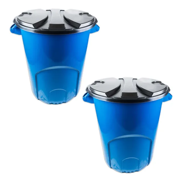 Combo X2 Tanque Plástico Multiusos 120l -almacenar Agua Azul