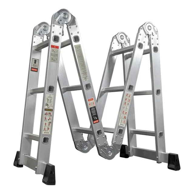 Escalera Multipropósito Mammut 4x3 12 Peldaños Alto:3.40mt