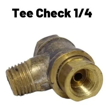 Conexion Tee Check Para Gas En Bronce 