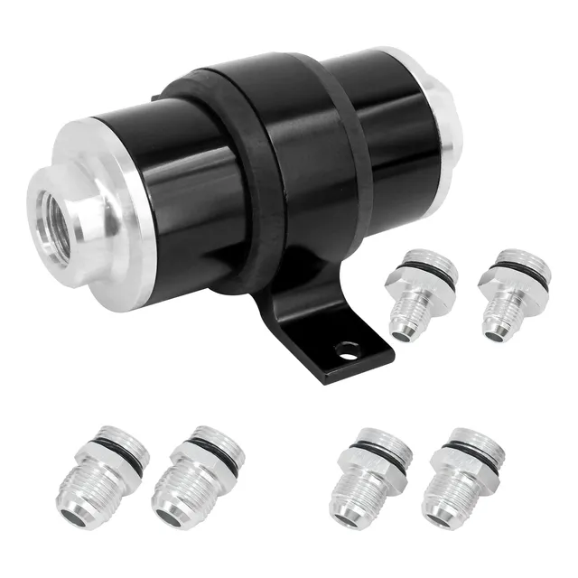 Filtro Ga Combustible Linea Aluminio + Soporte Aire 30 Micra