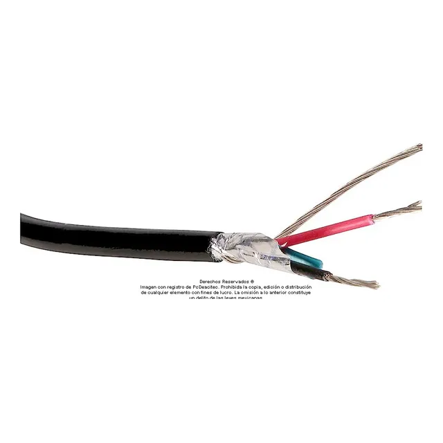 Cable Belden 8451 Shield 2x22 Awg Estañado Tramo De 50 M