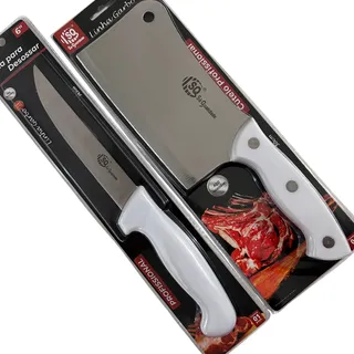 Faca Desossar + Cutelo Açougueiro Cozinha Profissional Aço Faca Desossar + Cutelo Açougueiro Cozinha Profissional Aço