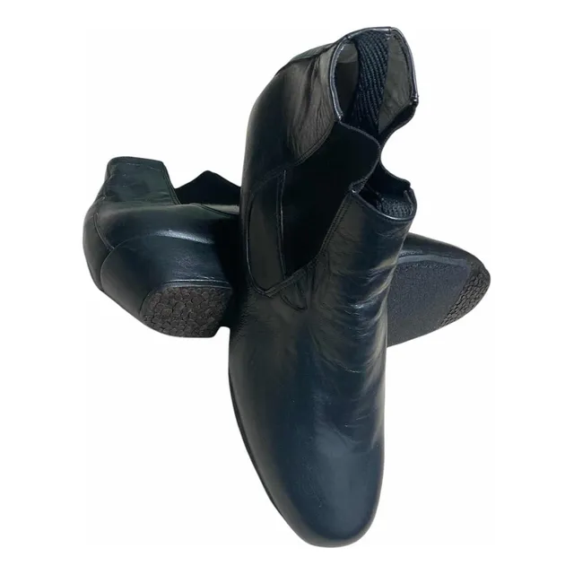Zapato Bota Danza Nacionalista 100% Cuero Para Caballero