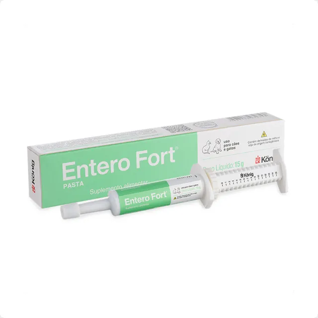 Enterofort Pasta 15g Probiótico C/ Butirato De Sódio - Konig
