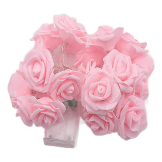 Cordão De Fada Led Flores Botões De Rosas Luz De Natal Cordão De Fada Led Flores Botões De Rosas Luz De Natal