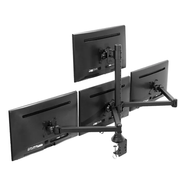Soporte De Escritorio Cuádruple Para Monitor 13 A 32 Pulgada