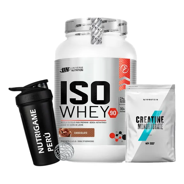 Pack Iso Whey 90 1.1 Kg + Creatina Myprotein 250gr