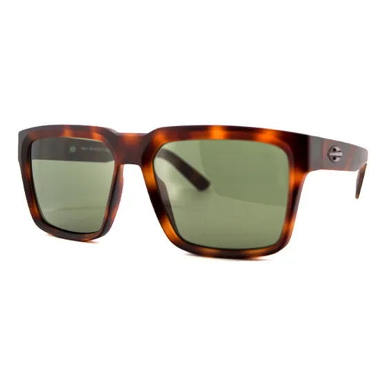Lentes De Sol Mormaii - Miami Mo158 F39 71 Lente Verde Varilla Marrón Armazón Marrón