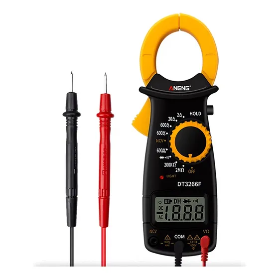 Multimetro Tester Digital Pinza Amperimetrnte Bateria 