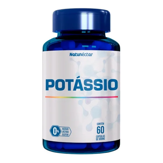 Potassio Quelato 500mg 60 Cápsulas - Natunéctar