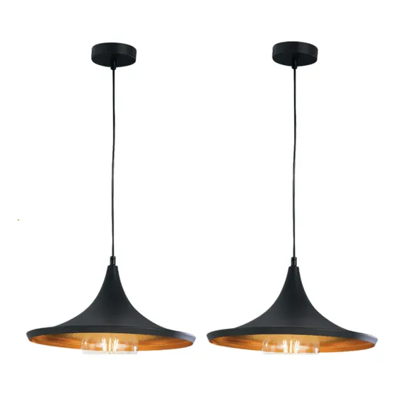 Lámparas Colgante Vintage Estilo Industrial 2 Piezas