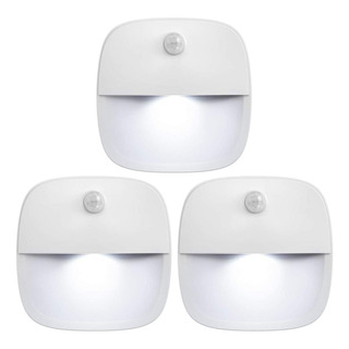 Luz Noturna Com Sensor De Movimento Led Sem Fio (branco - Pa Luz Noturna Com Sensor De Movimento Led Sem Fio (branco - Pa