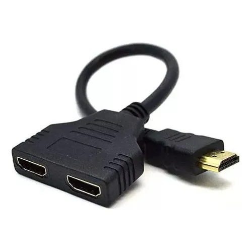 Cable Hdmi en Y 1 macho - 2 hembras