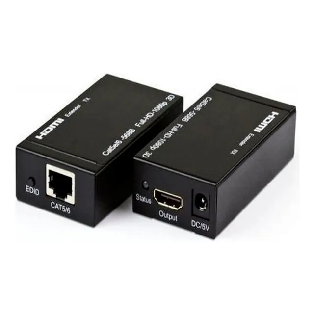 Extensor Video Hdmi Hasta 60 Mts Rj45 Por Cable Utp Activo 6