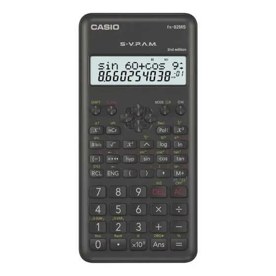 Calculadora Científica Casio Para Secundaria 240 Funciones