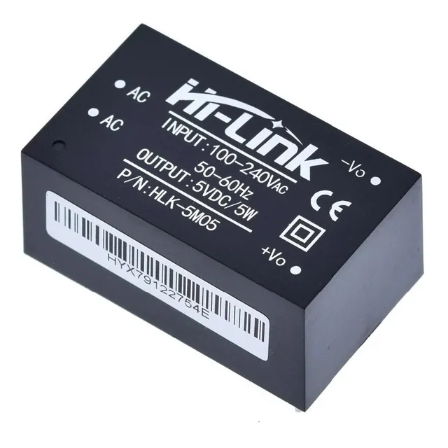 Mini Fuente Voltaje Hlk-5m05 Ac-dc 220v A 5v 1 A Regulador