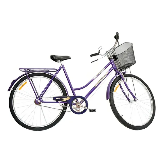 Bicicleta Aro 26 Freio Varão Tropical 529 Monark Cor Roxo