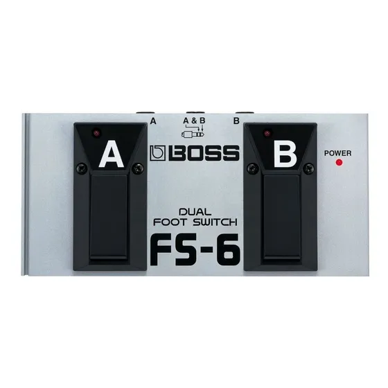 Pedal Controlador Boss Fs-6 Dual Footswitch Seletor 2 Modos