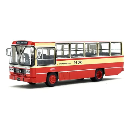 Ônibus Caio Gabriela Ii Bola Branca S. 5 1:72 Br Classics Cor Vermelho