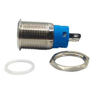 Boton Pulsador Single Switch 16mm Acero Ip65 Autobloqueo Boton Pulsador Single Switch 16mm Acero Ip65 Autobloqueo