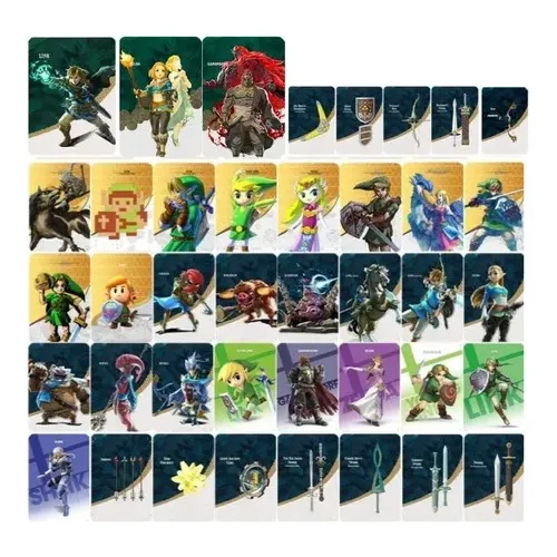 40 Tarjetas Nfc Amiibo- Zelda: Tears Of The Kingdom