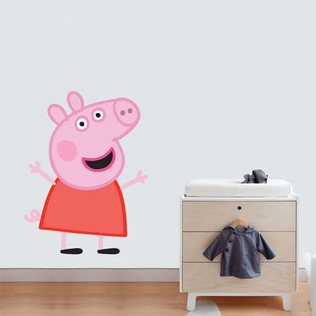 Adesivo Papel Parede Desenho Quarto Infantil Peppa Pig