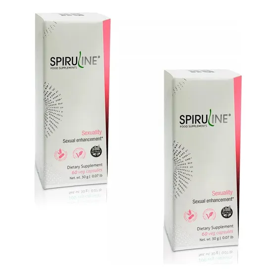 Pack 2 Spiruline Sexuality Hgl Energizante 60 Cáps