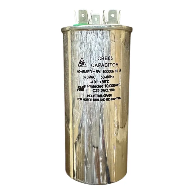 Capacitor 45+5uf 370vac Cbb65 Dual 45+5mfd Minisplit
