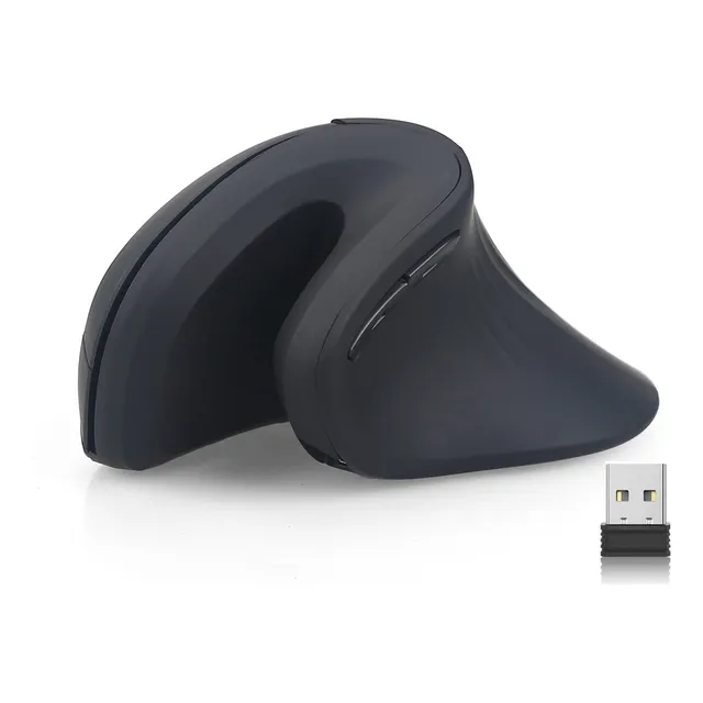 Mouse Vertical Ergonómico Recargable Inalámbrico Usb
