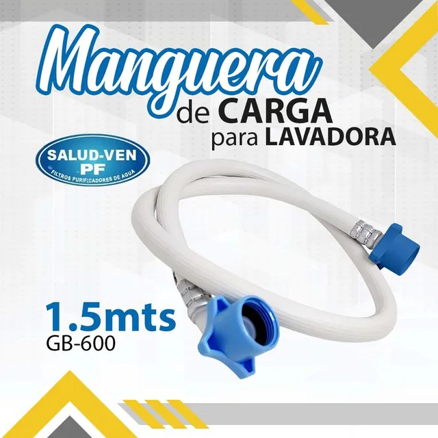 Manguera De Carga Para Lavadora Salud-ven Gb-600 / 11919