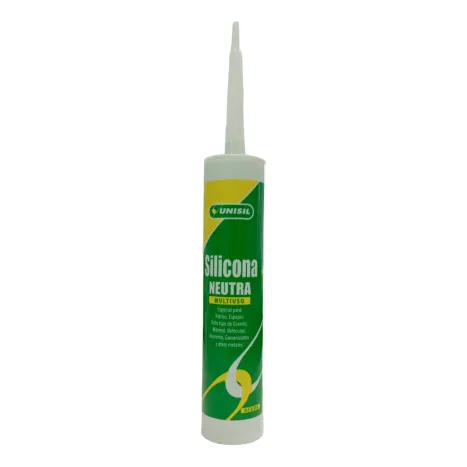 Silicona Neutra Sella Transparente 280 Ml. Unisil