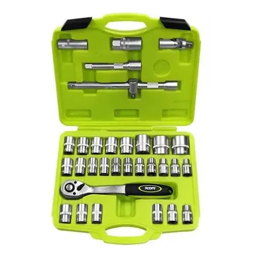 Set De Dados Y Ratchet De 1/2 Con Estuche