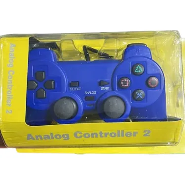 Control Joystick Para Ps2 Compatible Ps1 Analógico Dual Shock 2 Color Azul