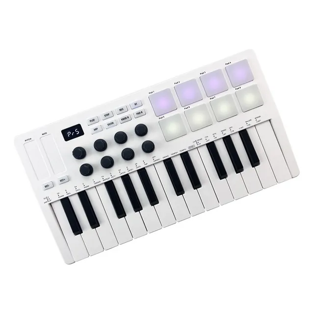 L Controlador Mini Control De Teclado Portátil M-vave Midi