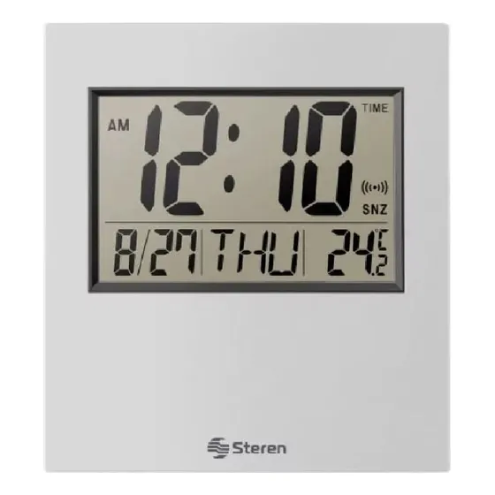Reloj Digital Con Alarma Clk-305 P/escritorio