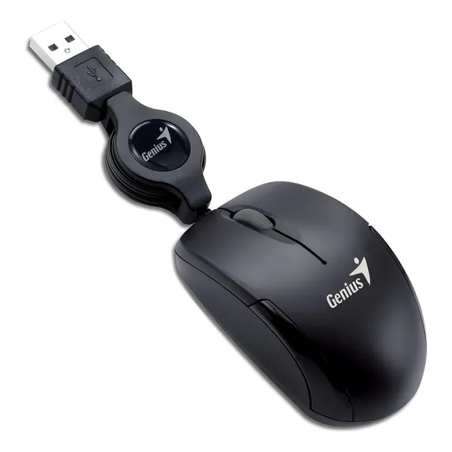 Mouse mini Genius Micro Traveler V2 31010125102 negro