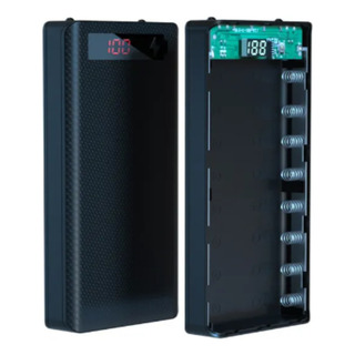 Carcasa Powerbank Power Bank 8 Pilas 18650 C/lcd Tipo-c Carcasa Powerbank Power Bank 8 Pilas 18650 C/lcd Tipo-c