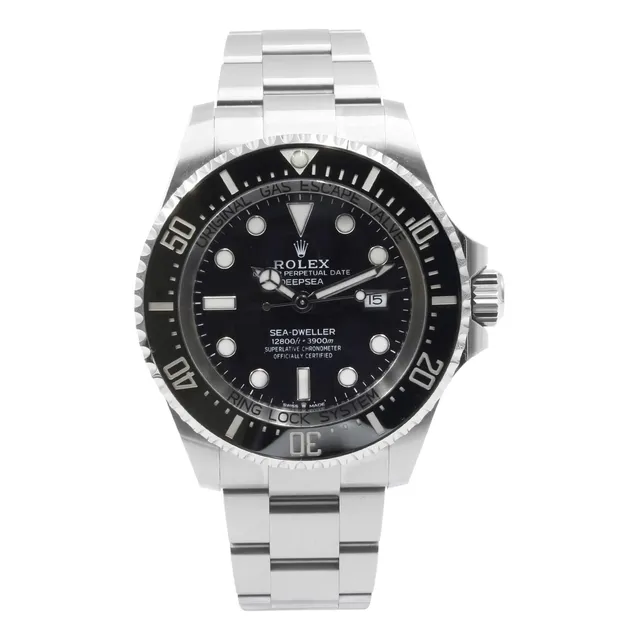 Reloj Rolex Deepsea Acero Inoxidable Negro Para Hombre