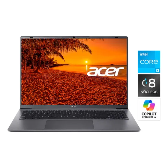 Notebook Acer 16' Fhd / Intel Core I3 / 16 Gb Ram /512gb Ssd