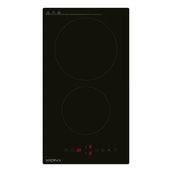 Anáfe Eléctrico De Inducción Dos Discos Xion Xi-ehi20 Color Negro