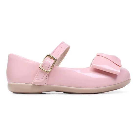 Sapatilha Infantil Menina Boneca Bebê Branca Macia Confort