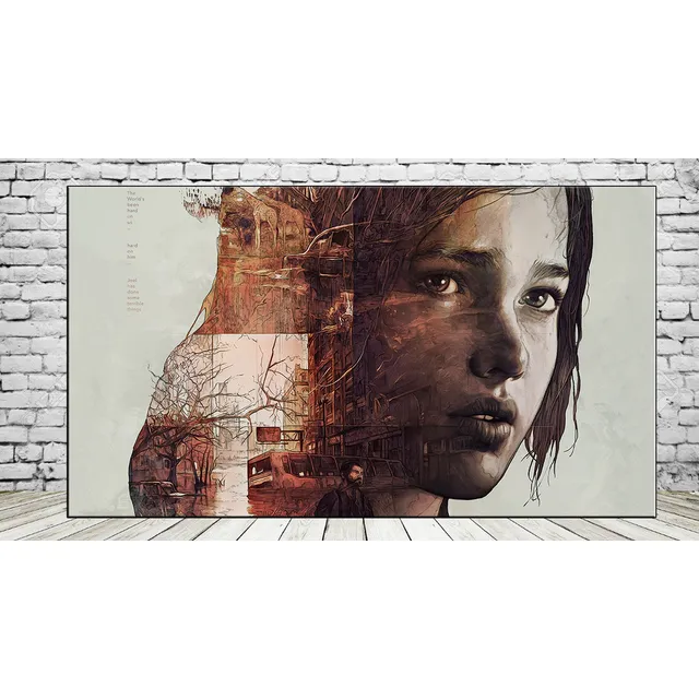 Cuadros The Last Of Us 30x57 En Lienzo Ideal Habitacion T2 