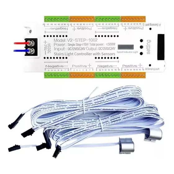 Tira De Luz Led Con Sensor De Movimiento For Escaleras 32