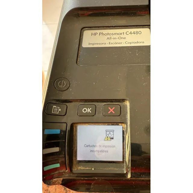 Impresora Hp C4480 Paré Repuestos. Con Transformador Negro