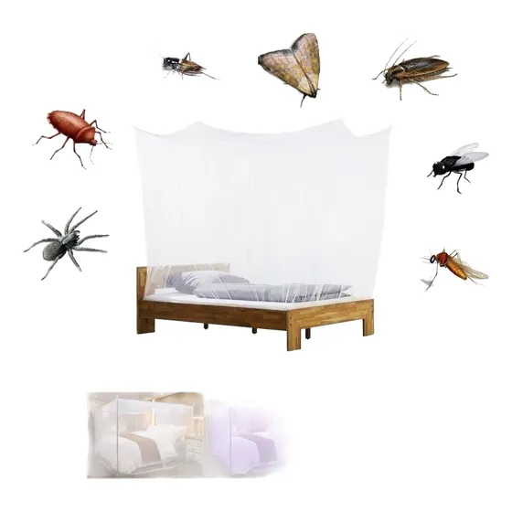Toldillo Mosquitero Proteccion Maxima Insectos Cama 1,40 M