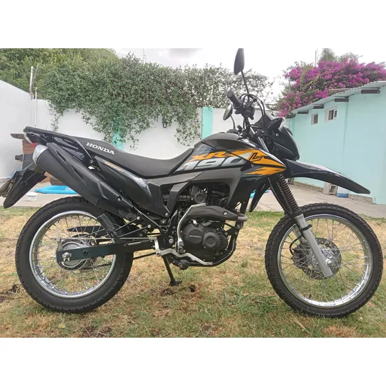 Honda Xr 190 L - 2024 - Negro Y Naranja.
