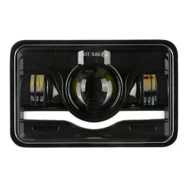 45w 4x6 Cuadrado Led Faro Lejos Y Cerca De La Luz Drl