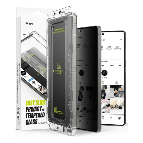Mica De Vidrio Antiespía Ringke Para Galaxy S25 Ultra 2-pack