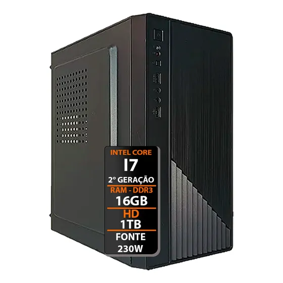 Computador Intel Core I7 Hd 1tb / 16gb Memória Ram