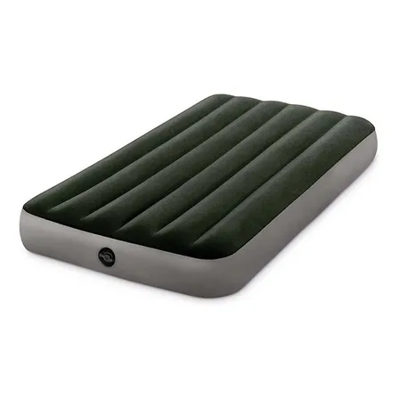 Colchon Inflable Twin Dura Beam Prestige Fiber Tech Intex Color Negro